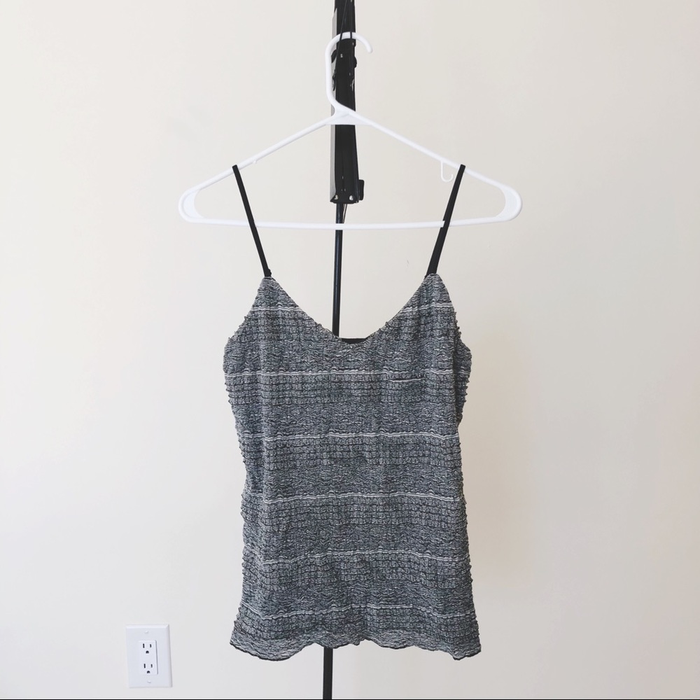 Ruffled Stripe Tank